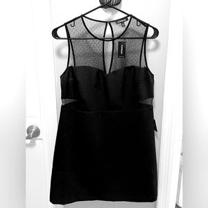 EXPRESS Formal Black Mini Dress